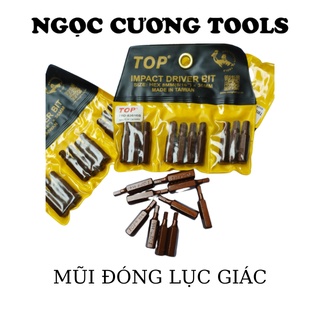 Mũi vít đóng lục giác nâu TOP hàng chính hãng taiwan
