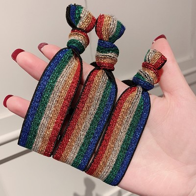 Dây buộc tóc họa tiết thời trang cho nữ