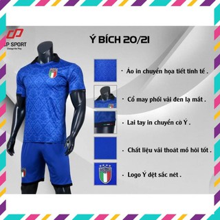 [ Chất Lượng Tuyệt Đối ] Quần Áo Bóng Đá Đội Tuyển Ý Mới Nhất 3 Màu Đặc Sắc