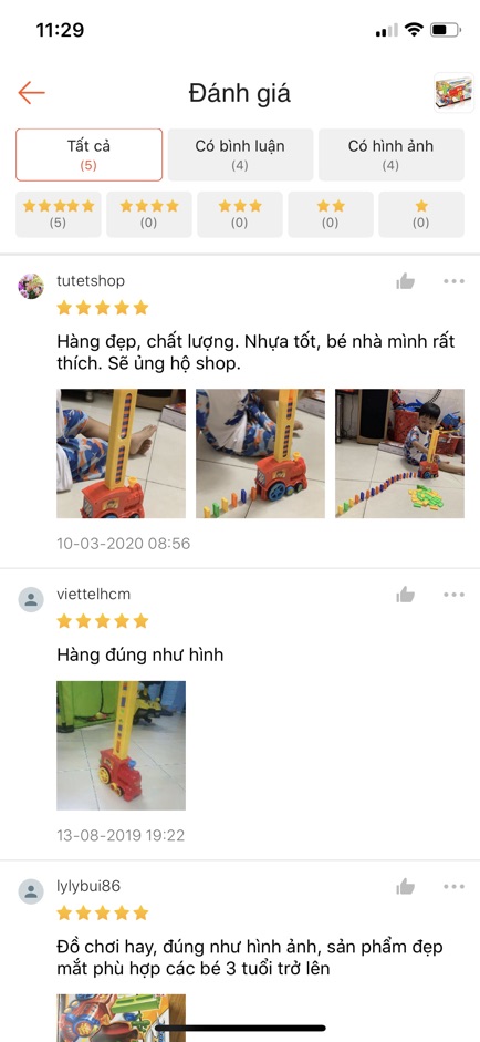 Đồ chơi Xe lửa thông minh thả domino tự động (clip thật)