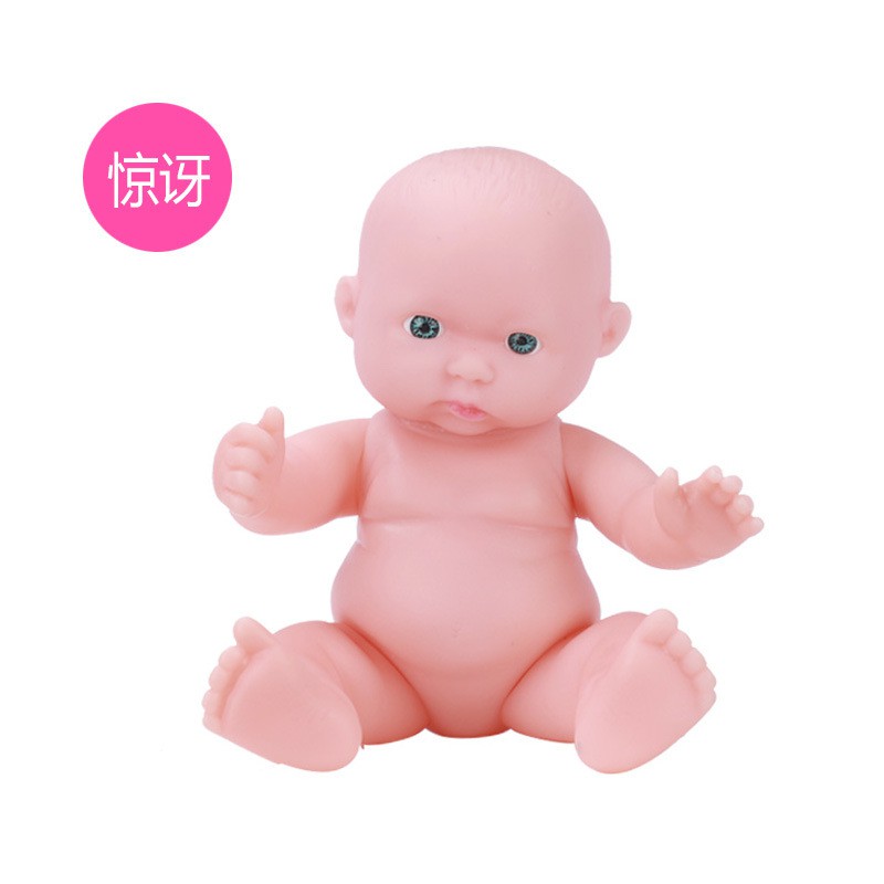 Bán buôn 5 inch mô phỏng baby emoji búp bê đồ trang trí vinyl hộp mù búp bê búp bê tùy chỉnh đồ chơi giáo dục sớm cho trẻ em