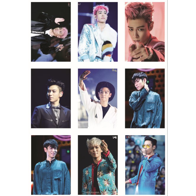 Lomo card ảnh thành viên BIGBANG TOP full 54 ảnh