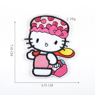 Miếng dán ủi quần áo hình hello kitty

