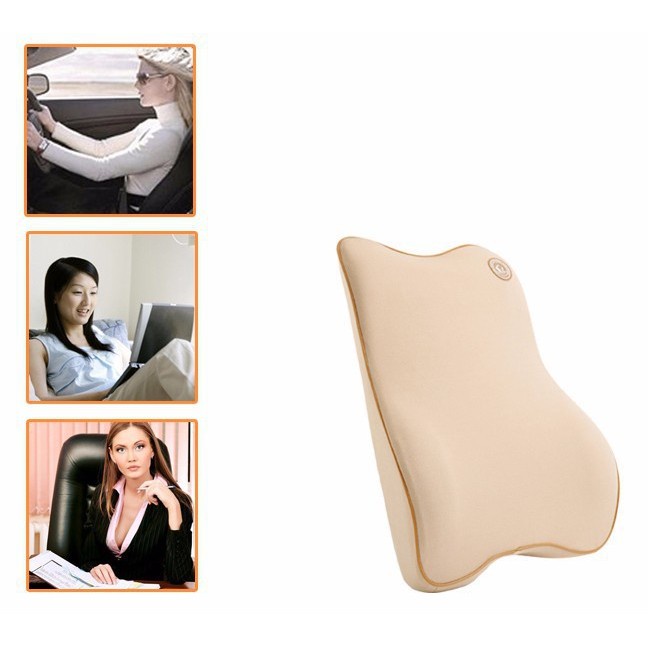 Gối tựa đầu và tựa lưng cao su non cao cấp ghế ngồi ô tô