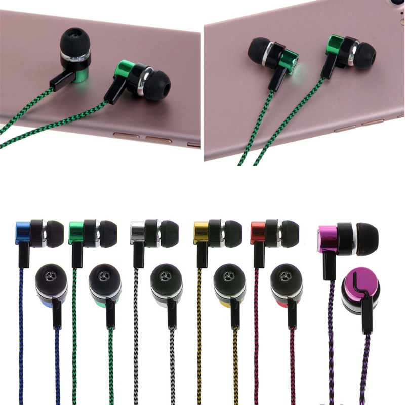 Tai Nghe Nhét Tai bonj 3.5mm Âm Thanh Stereo Sống Động Cho Điện Thoại MP3 / 4