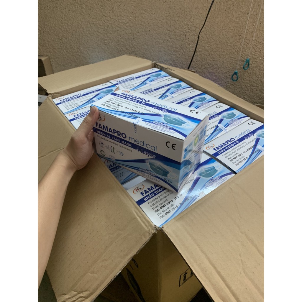 Gói siêu rẻ - Combo 3 hộp khẩu trang y tế Cô Gái 4 lớp kháng khuẩn chống bụi 99% 50 cái/1 hộp thuộc công ty Nam Anh | BigBuy360 - bigbuy360.vn