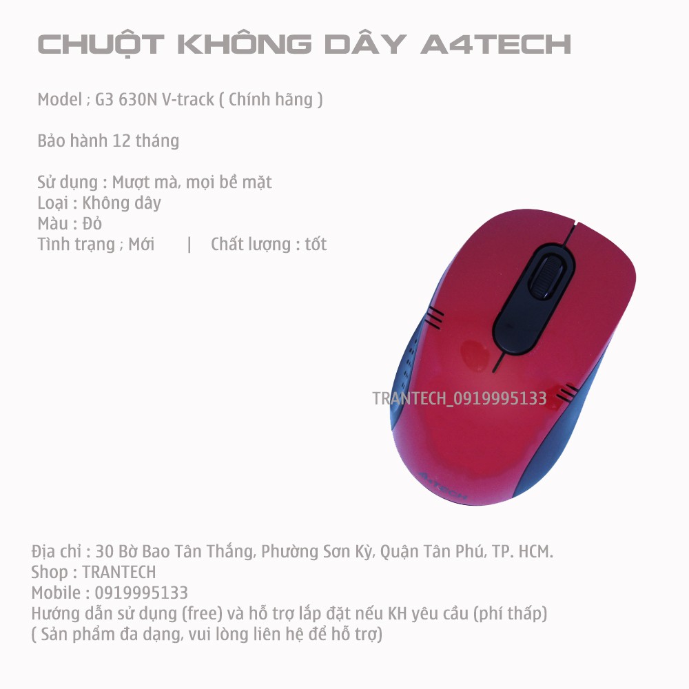 Chuột không dây A4tech G3 630N V-track