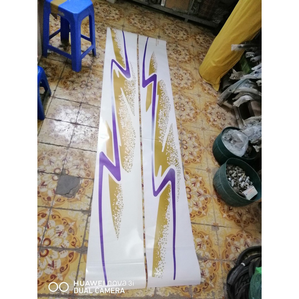 Tem dán sườn xe Mitsubishi jolie 2000
