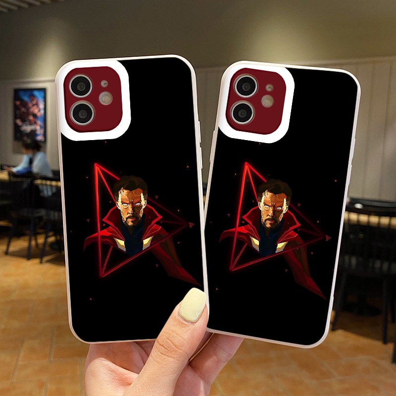 [MARVEL] Ốp Lưng iphone TPU In Hình Doctor Strange ốp IPhone 13 Pro Max 12 11 PRO MAX 7plus 8plus X XR XSMAX vuông cạnh