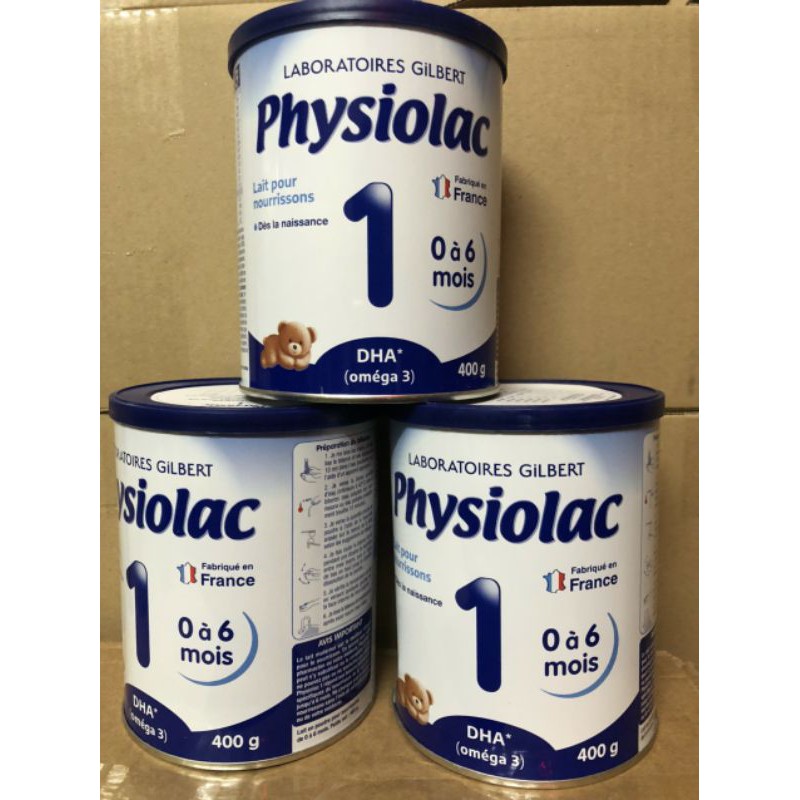 Sữa Physiolac số 1 - Số 2 - Số 3 400G [ Date 9/2023 ] Mẫu mới