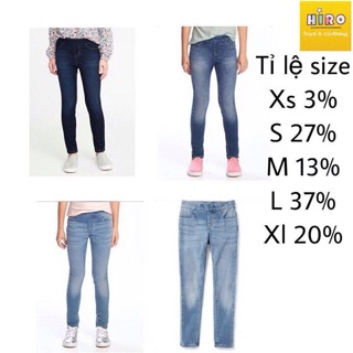 Quần jegging jean old navy cho bé gái