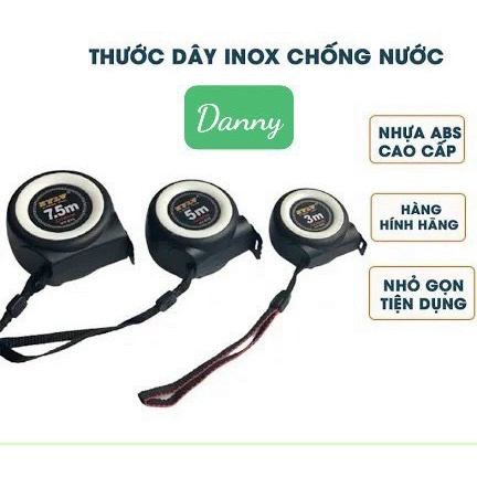 Thước dây tự hãm, đủ cỡ 3m, 5m, 7m, hàng chính hãng loại 1