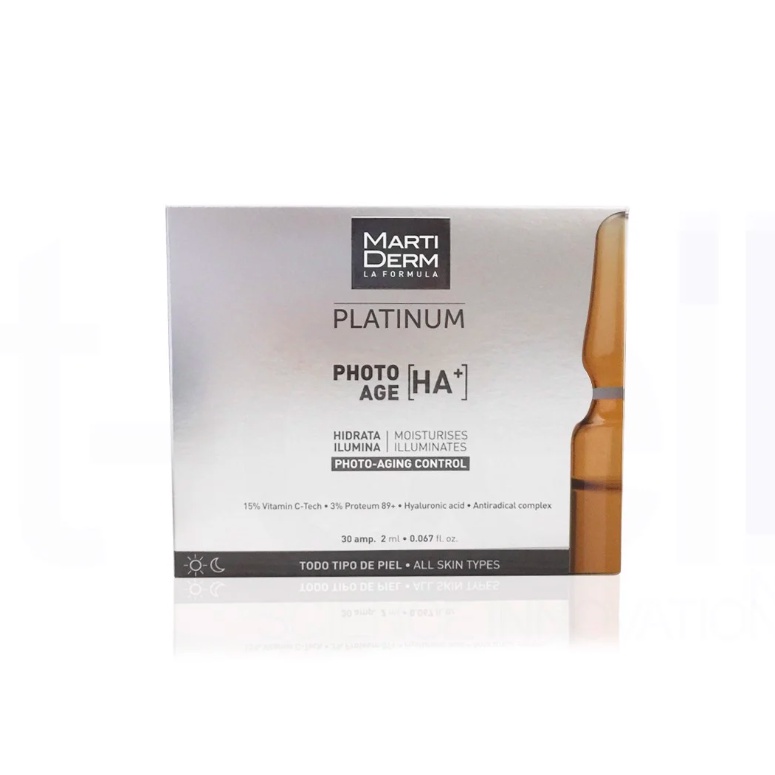 Tinh chất chống oxy hóa Martiderm Photo Age ngăn ngừa lão hóa da do ánh sáng 60ml (2ml x 30 ống) | Chính hãng