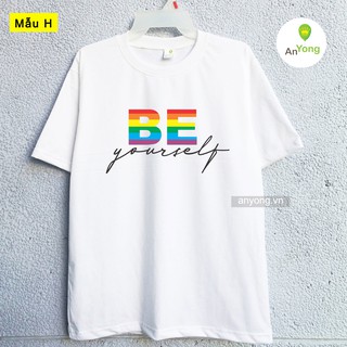 Áo thun lgbt be yourself