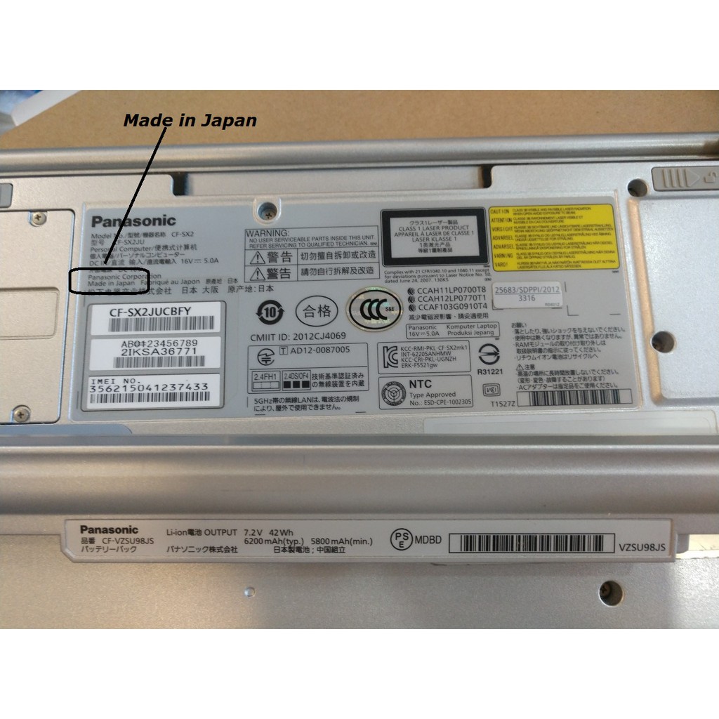 LAPTOP PANASONIC SX2  QUỐC TẾ | BigBuy360 - bigbuy360.vn