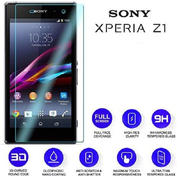 [BH 1 ĐỔI 1] Miếng dán kính cường lực HBO cho Sony Xperia Z1 (0,3mm, độ cứng 9H, chống trầy) - Hàng nhập khẩu