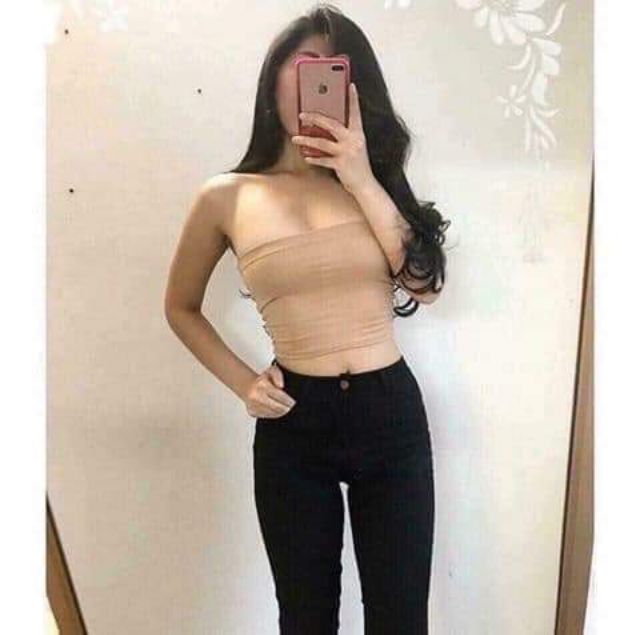 Áo quây ngực trơn croptop | BigBuy360 - bigbuy360.vn