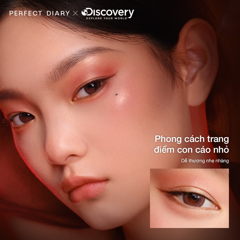 Bảng Phấn Mắt PERFECT DIARY 12 Màu Ánh Kim Mịn Kèm Cọ (PD003)