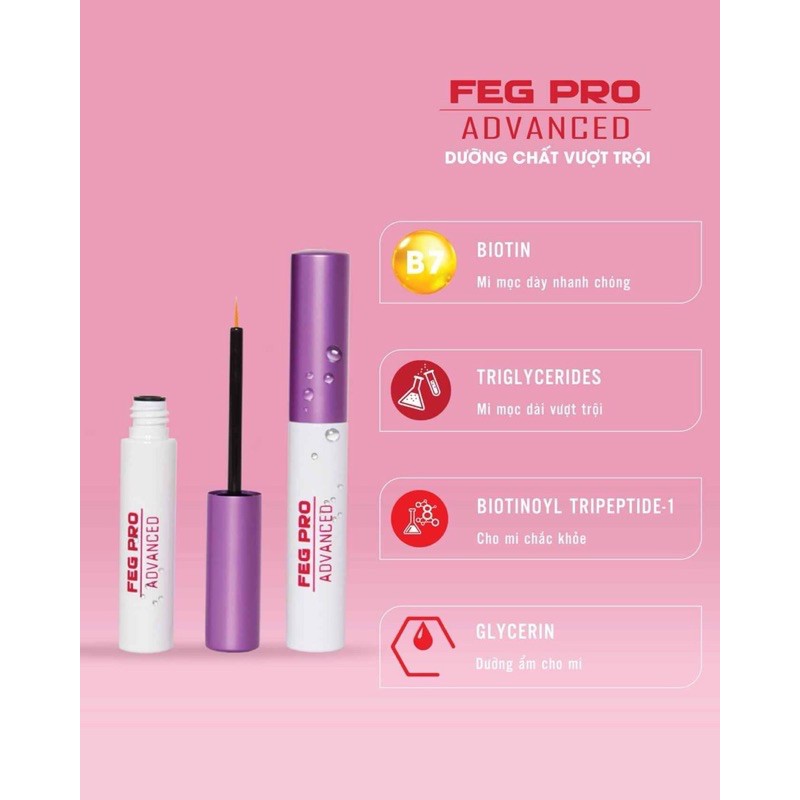 Serum dưỡng mi ban ngày Feg Pro Advanced