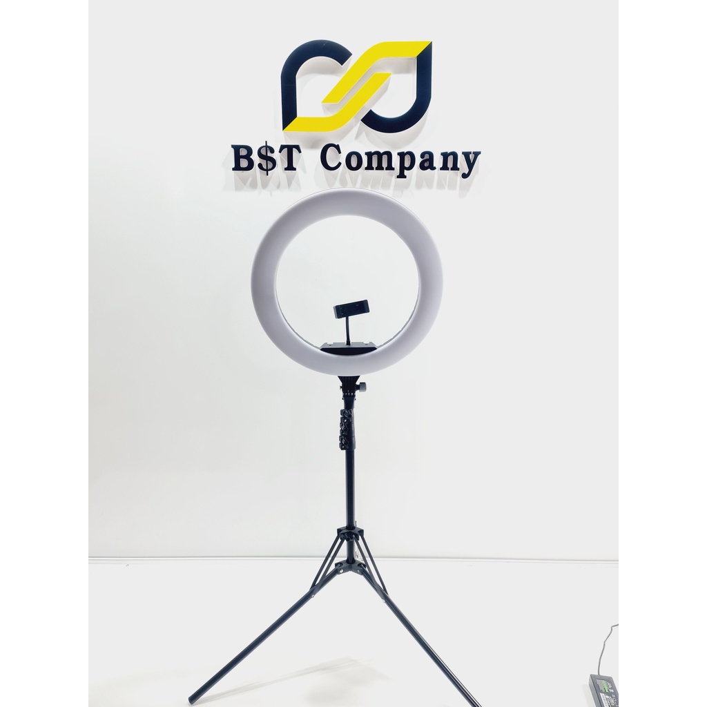 Đèn Live size 45cm Ring light Chân Lớn Hỗ Trợ Ánh Sáng Chụp Ảnh, Live Stream Đèn Siêu Sáng