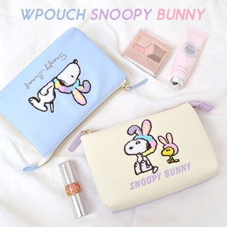 Túi Đựng Mỹ Phẩm / Tiền Xu / Son Môi Cỡ Nhỏ Thêu Hoạt Hình snoopy Dễ Thương