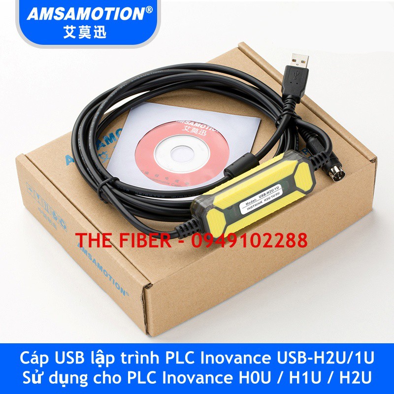 Cáp USB lập trình PLC Inovance H0U, H1U, H2U USB-H2U/1U