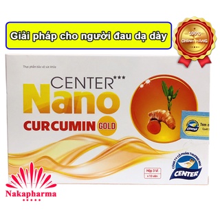 [KÈM QUÀ] Center Nano Curcumin Gold – Giảm viêm loét dạ dày, chống oxy hoá, tăng sức đề kháng, mau lành vết thương