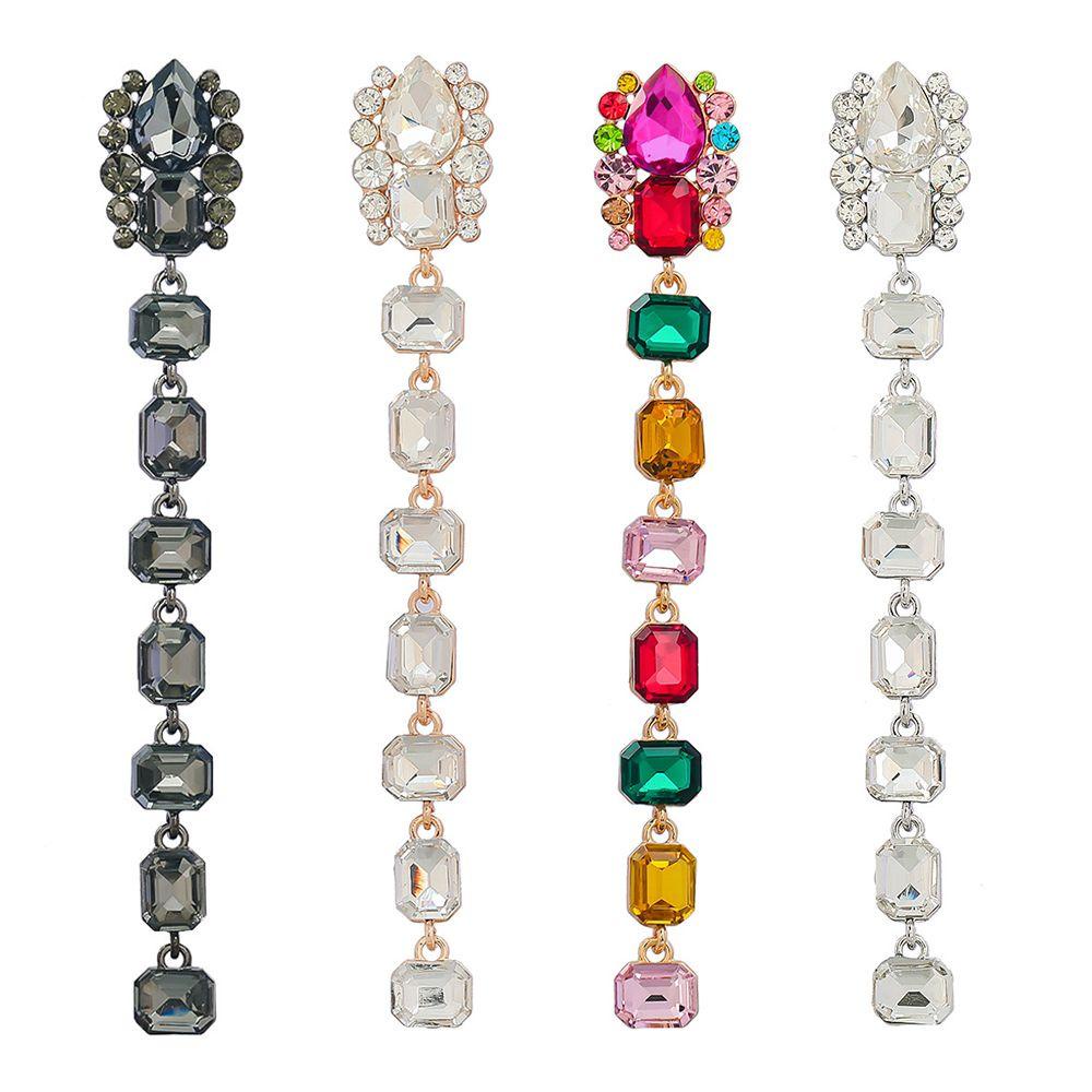 Hoa Tai Dáng Dài Phối Tua Rua Thời Trang Cho Nữ