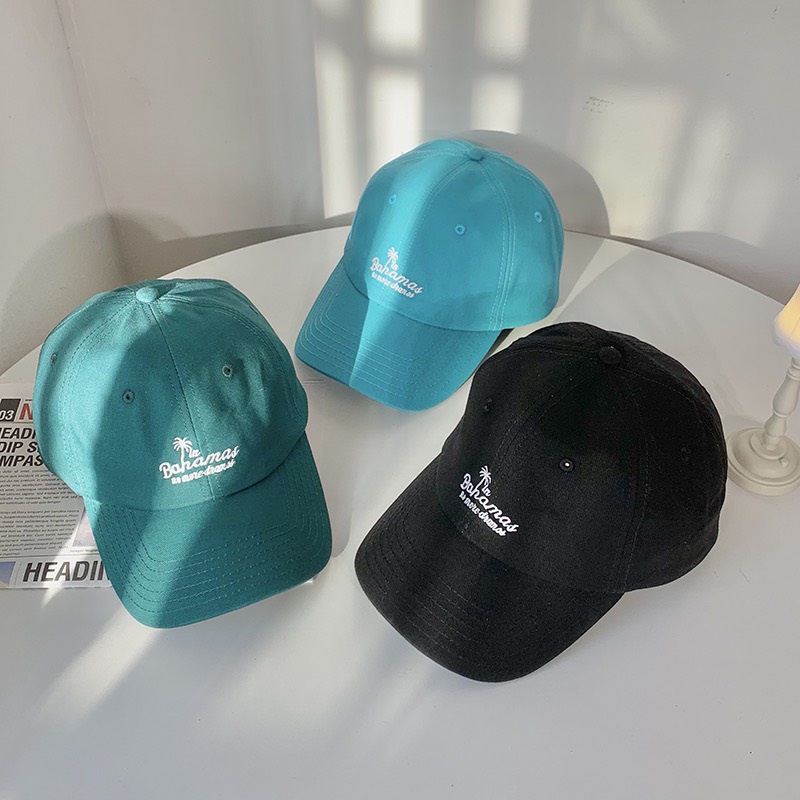 Mũ Lưỡi Trai Thêu Chữ Thời Trang Xuân Hè Unisex Kích Thước Điều Chỉnh Được