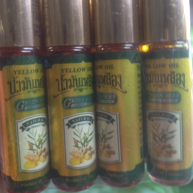 Dầu gừng Green Herb Yellow Oil Thái Lan
