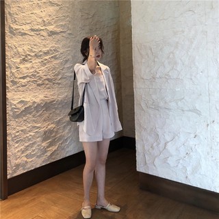 [ Hàng order ] Set vest ulzzang 3 món 2 màu ( Có ảnh thật 2 màu )
