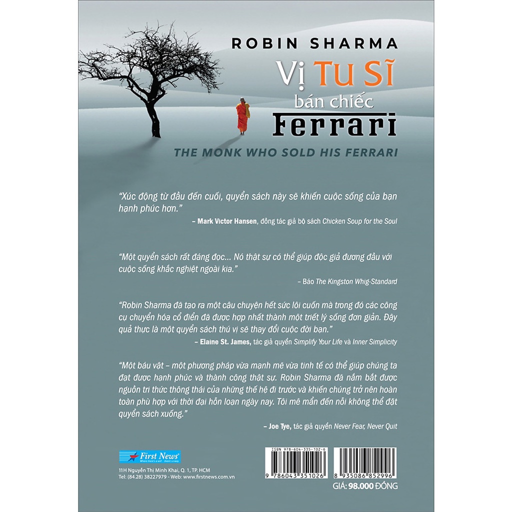 Sách - Vị Tu Sĩ Bán Chiếc Ferrari