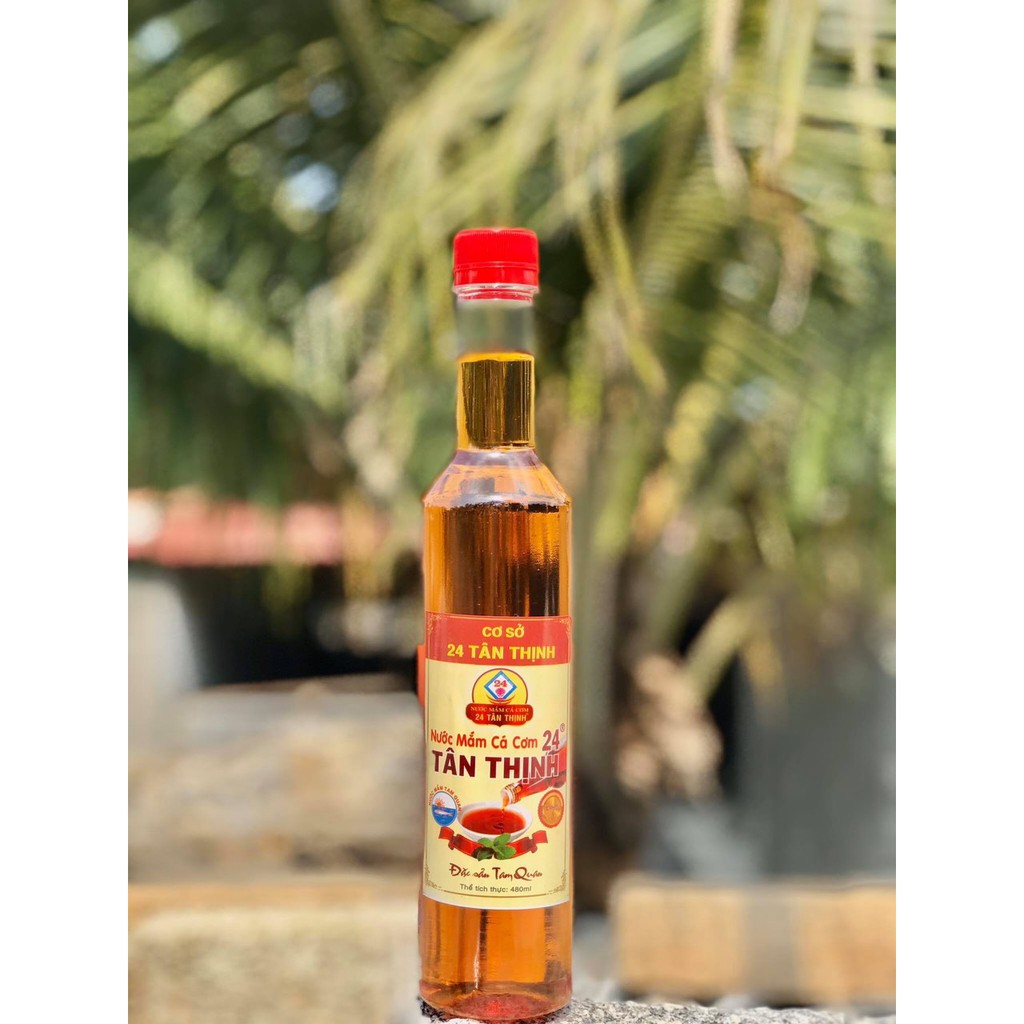 NƯỚC MẮM CÁ CƠM 24 TÂN THỊNH - CHAI 480ML ( nguyen thung 6 chai )