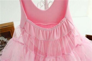 Váy body xòe phối voan điệu đà cho bé gái