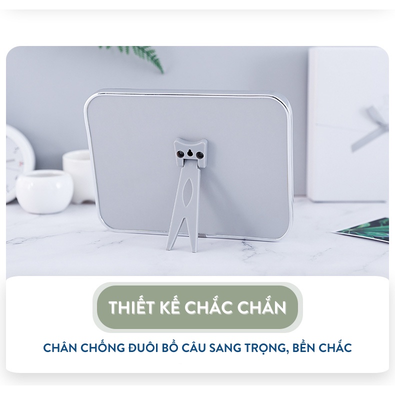 Khung ảnh tráng gương để bàn cho bé