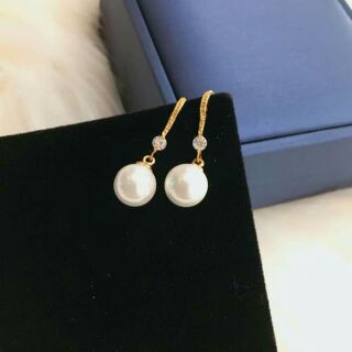 Bông tai bạc ý xi vàng chuẩn