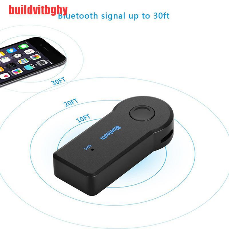 {buildvitbghy}Wireless Bluetooth 5.0 Receiver Transmitter Adapter 3.5mm Jack Car Music Audio IHL