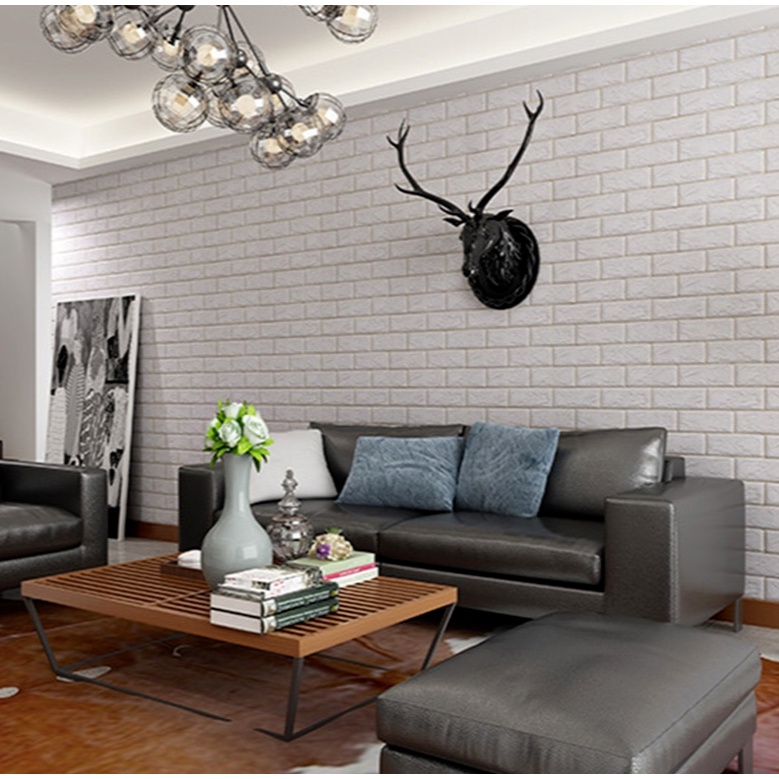 Giấy dán tường 3D trang trí nội thất đơn giản đẹp mắt