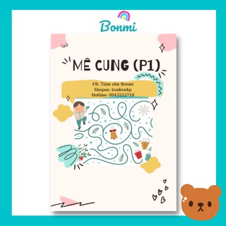 Học liệu Mê cung cho bé (Phần 1) tặng kèm bút viết xóa