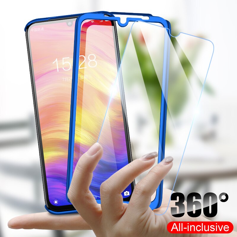 Ốp Điện Thoại Hai Mặt Bảo Vệ 360 Độ Cho Xiaomi Redmi Mi 9 9A 9C 9T K20 K20Pro S2 Note 10 10S 10Pro
