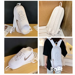 Balo hình chiếc giày, balo sneaker bằng vải, nhiều ngăn tiện lợi, thích hợp đi học, đi chơi