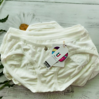 Combo 2 quần lót trắng cotton nữ cao cấp