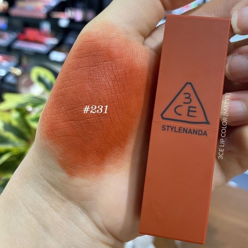 [ 229 ~ 231 ] Son thỏi 3CE Lip Color Matte