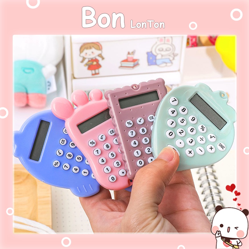 Máy tính cầm tay mini hình gấu mập đáng yêu nhiều khuôn mặt biểu cảm cute giá rẻ