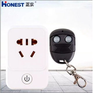 Ổ cắm điều khiển từ xa honest 100m 2500w/220v ht-6805wcx công tắc điều khiển từ xa ổ cắm điện thông minh