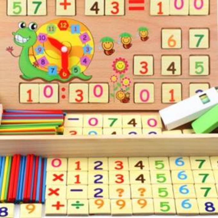 Bảng gỗ học toán luyện tư duy cho bé