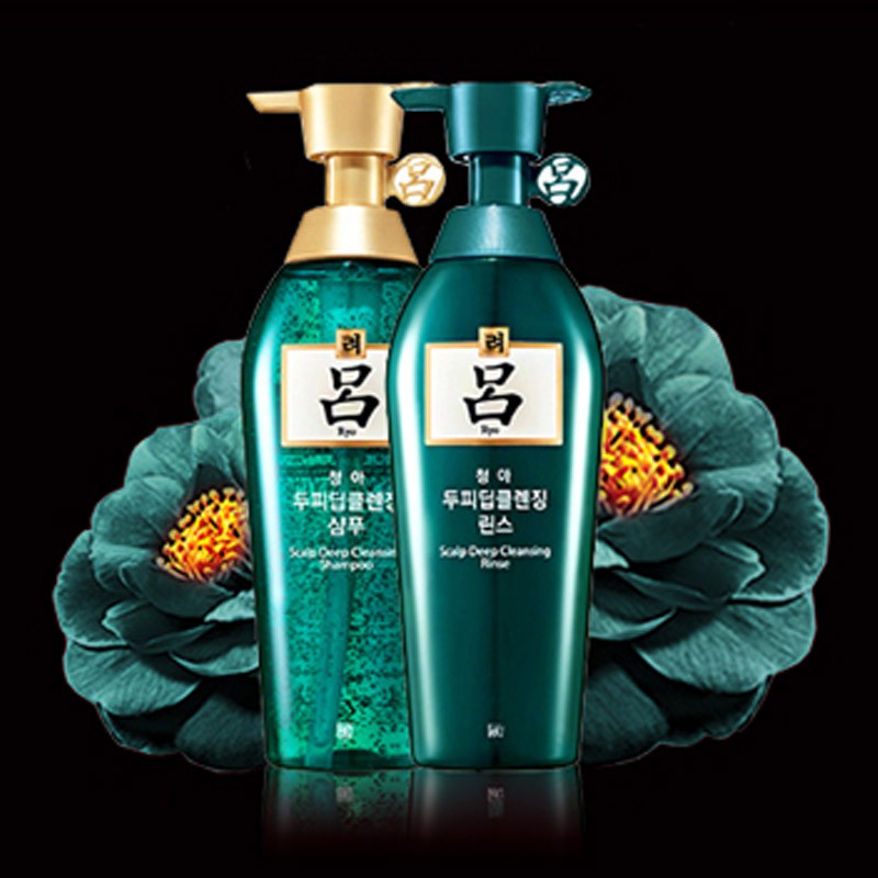 Set Dầu Gội Ryo 2sp Gội Xả Cao cấp ( Scalp Deep Cleansing Conditioner 500ml và Scalp Deep Cleansing Shampoo 500ml )