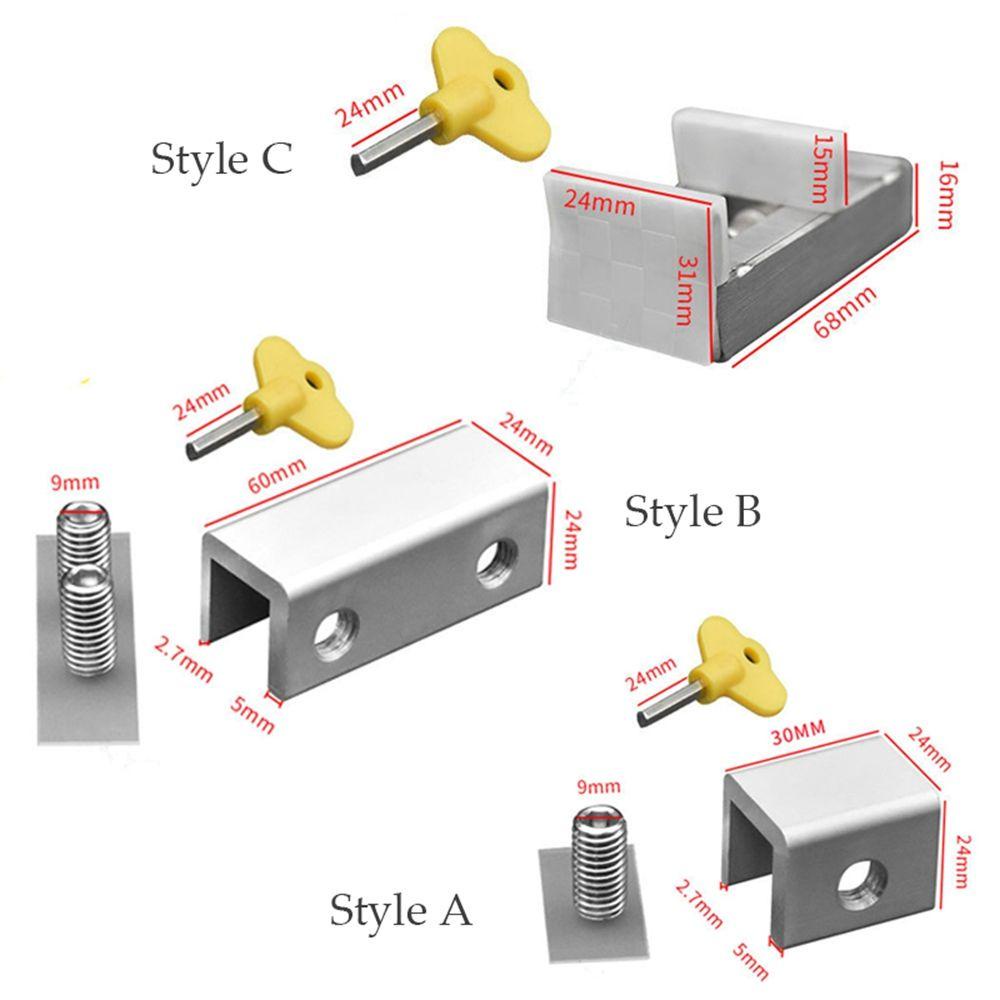 Khóa Cửa Sổ Trượt Bằng Hợp Kim Nhôm Bảo Vệ An Toàn Cho Bé