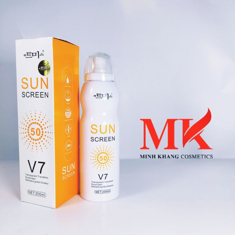 Chống nắng dạng xịt V7 Sun SCreen | BigBuy360 - bigbuy360.vn