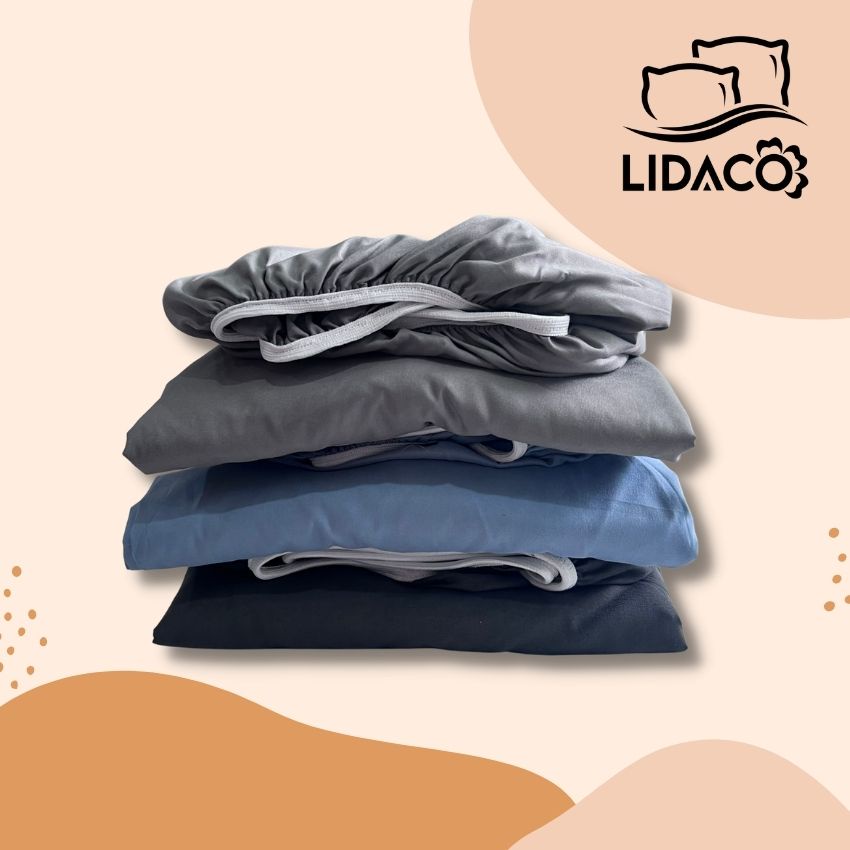 Ga giường trơn 1 màu Cotton Tici không vỏ gối